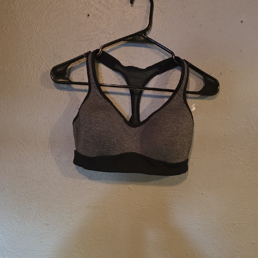 Lululemon Athletica Black and Gray Sports Bra